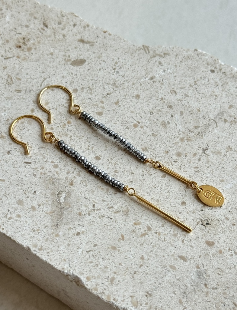 NICE - BOUCLES D'OREILLES | Gold Silver