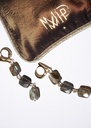 TEREZ/XS - BOUCLES D'OREILLES | Gold Grey