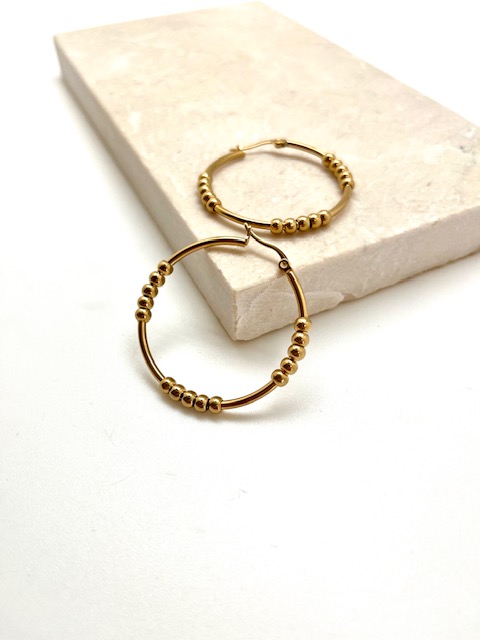 [251.BOLD/C-E1-G] BOLD/C - OORBELLEN | Gold