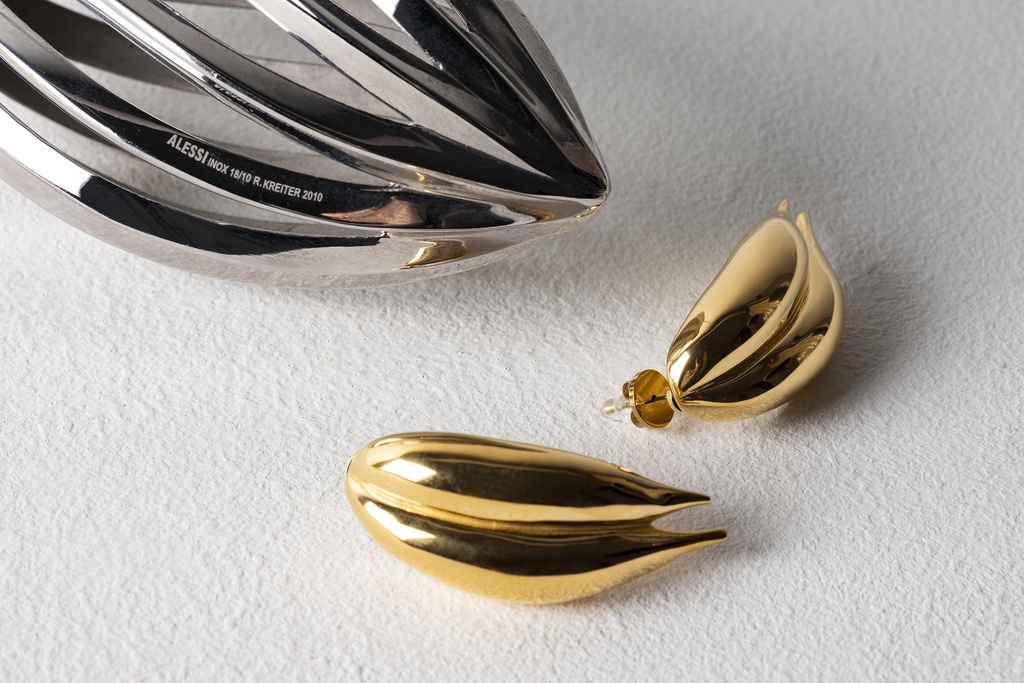 [251.CALLME80/M-E2] CALLME80/M - BOUCLES D'OREILLES | Gold