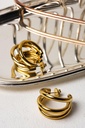 CALLME80/M - BOUCLES D'OREILLES | Gold