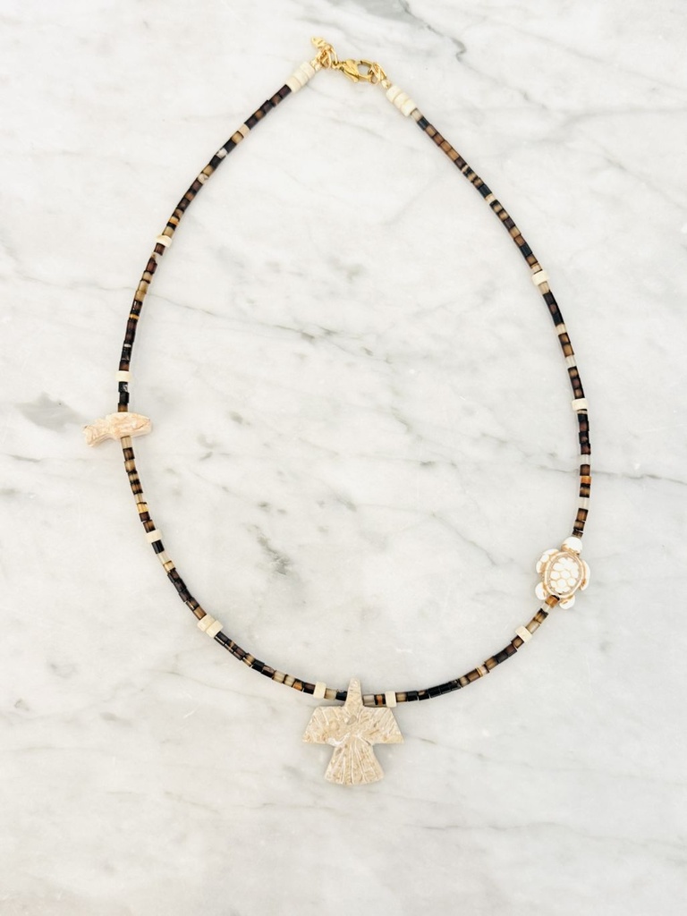 COWBOY/TRIBU - NECKLACE | Brown