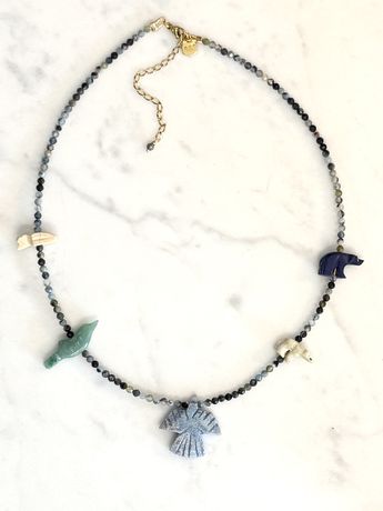 [251.COWBOY/TRIBU-AM] COWBOY/TRIBU - COLLIER | Aigue marine