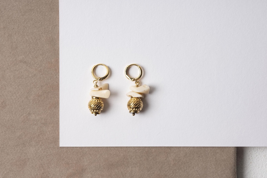 CREAMY - BOUCLE D'OREILLE | Gold