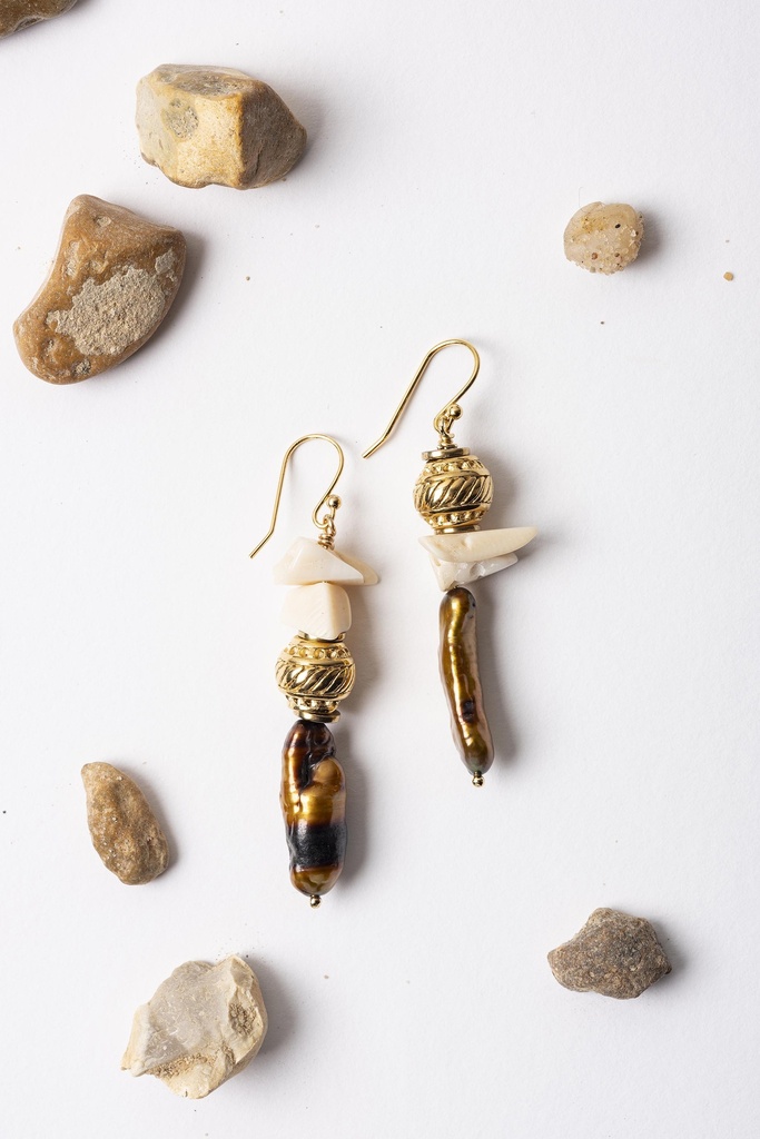 CREAMY - BOUCLE D'OREILLE | Gold