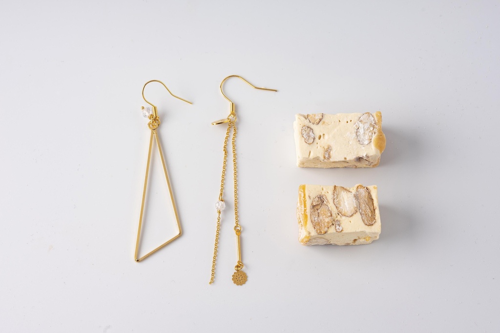 [251.ISA-GCR] ISA - OORBELLEN | Gold kristal