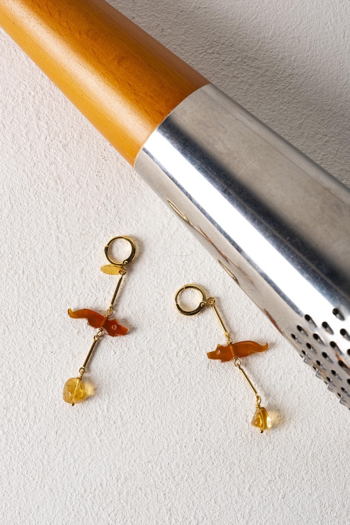 [251.KITZU/S-E-G] KITZU - BOUCLES D'OREILLES | Gold