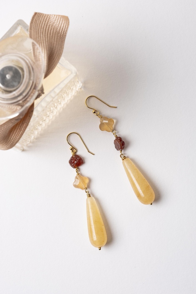MACHAXL - BOUCLES D'OREILLES | Gold Beige