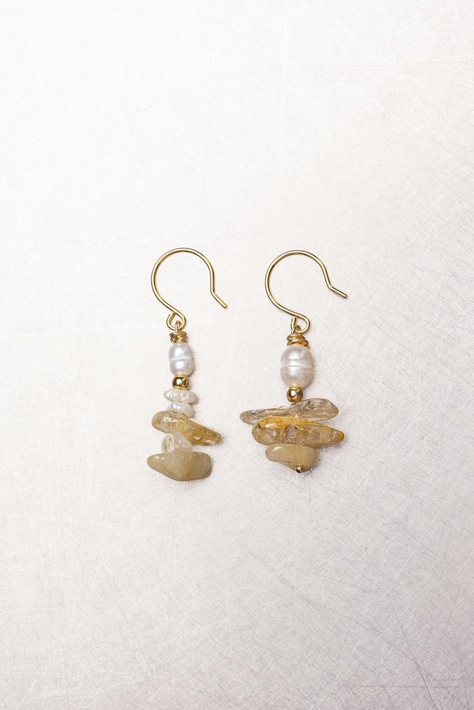 [251.OLIVIO-E-GG] OLIVIO - BOUCLES D'OREILLES | Gold