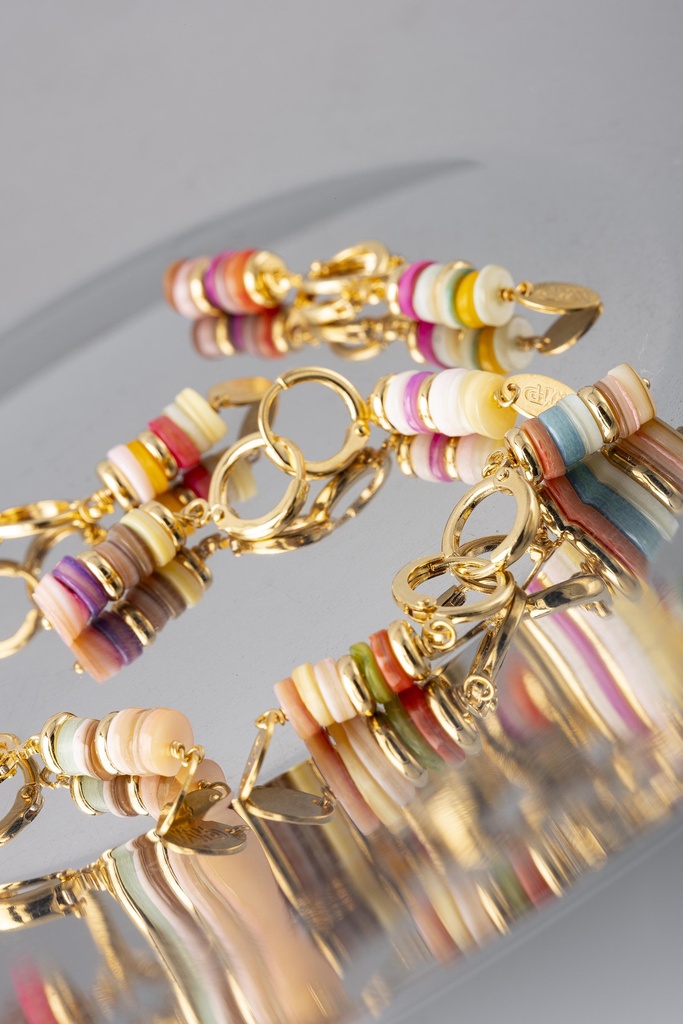 [251.VIRGIL-E-GMULTI] VIRGIL - BOUCLES D'OREILLES | Gold Multi