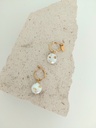 BRITNEY - BOUCLES D'OREILLES | Gold Pearl