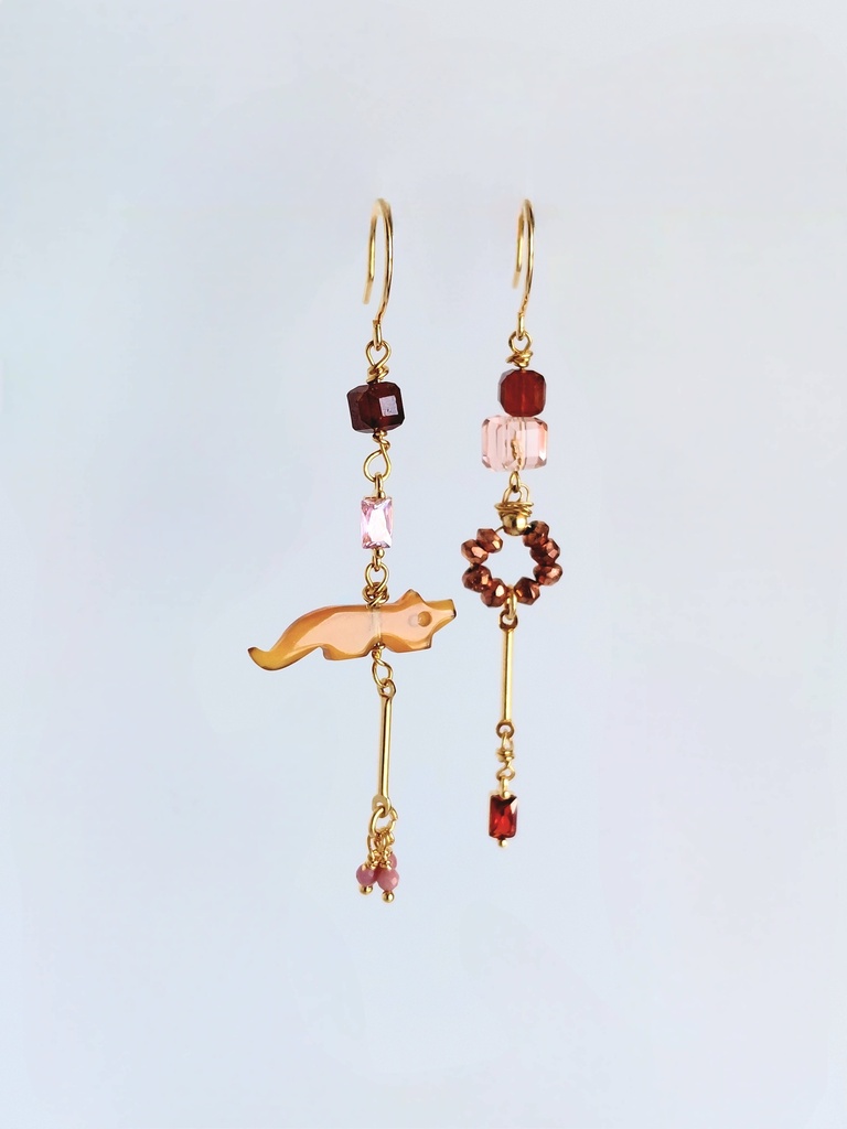 [252.KITZU/S-E-GP] KITZU - BOUCLES D'OREILLES | Gold