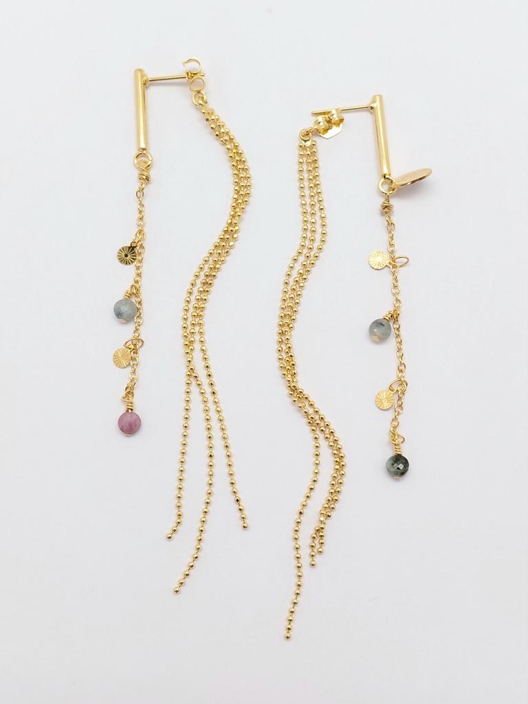 [252.LOREN/L-E-GTM] LOREN - BOUCLES D'OREILLES | Gold