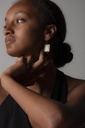 MIRO - BOUCLES D'OREILLES | Gold Nacre