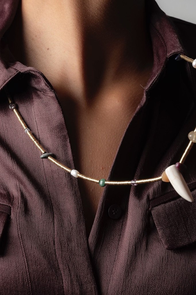 [252.SIA-N-GB] SIA - NECKLACE | Multicolor