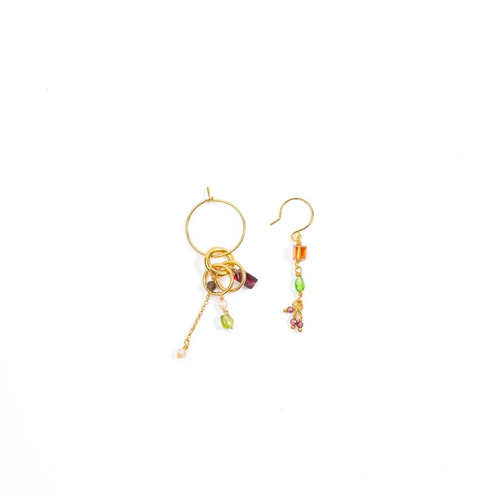 [252.TEMPO-E4-G] TEMPO - BOUCLES D'OREILLES | Gold