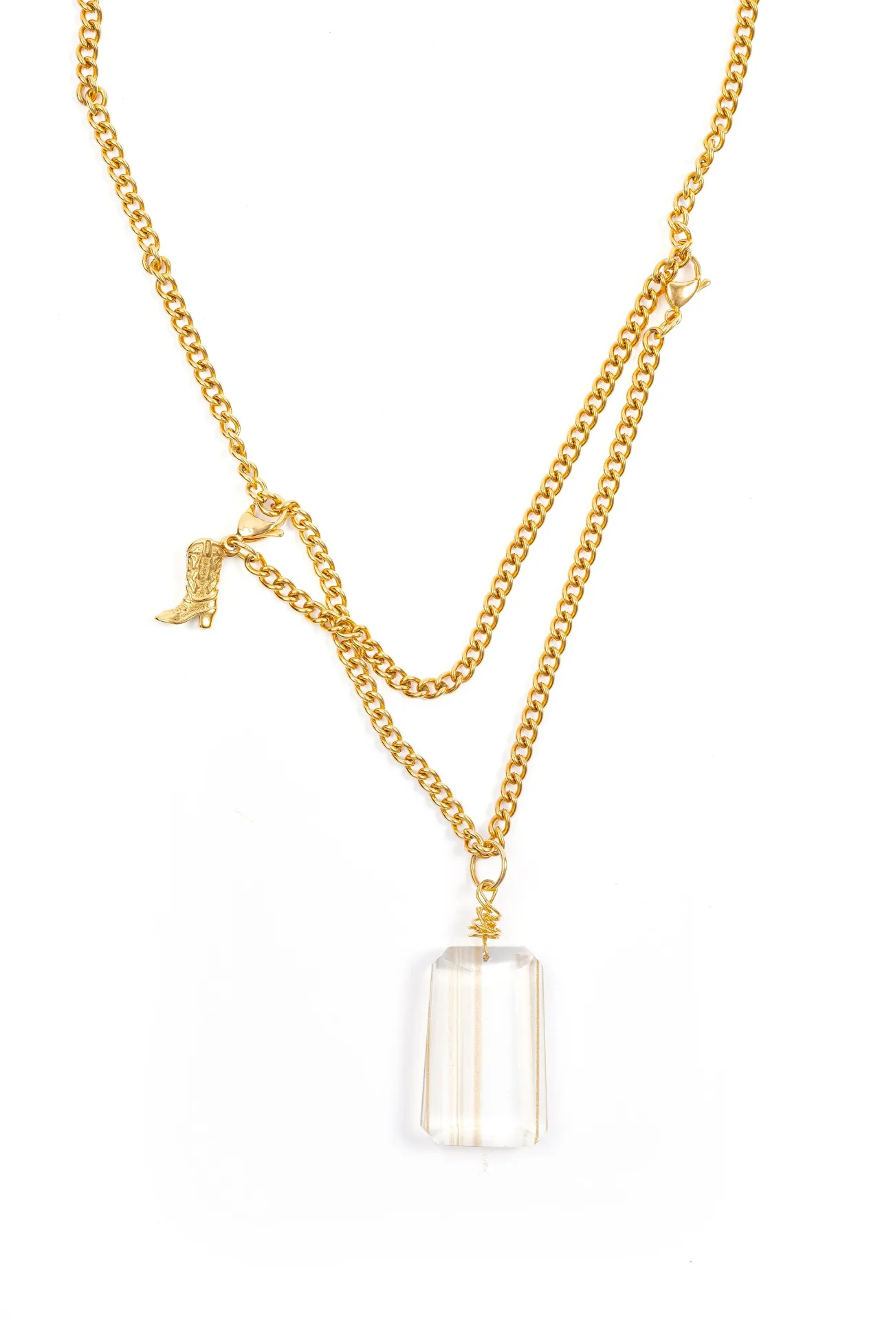 [252.TEXAS/XL-N-G] TEXAS - NECKLACE | Gold