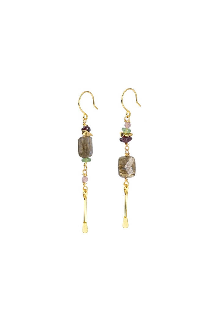 [261.AVA-E5-G] AVA - BOUCLES D'OREILLES | Gold