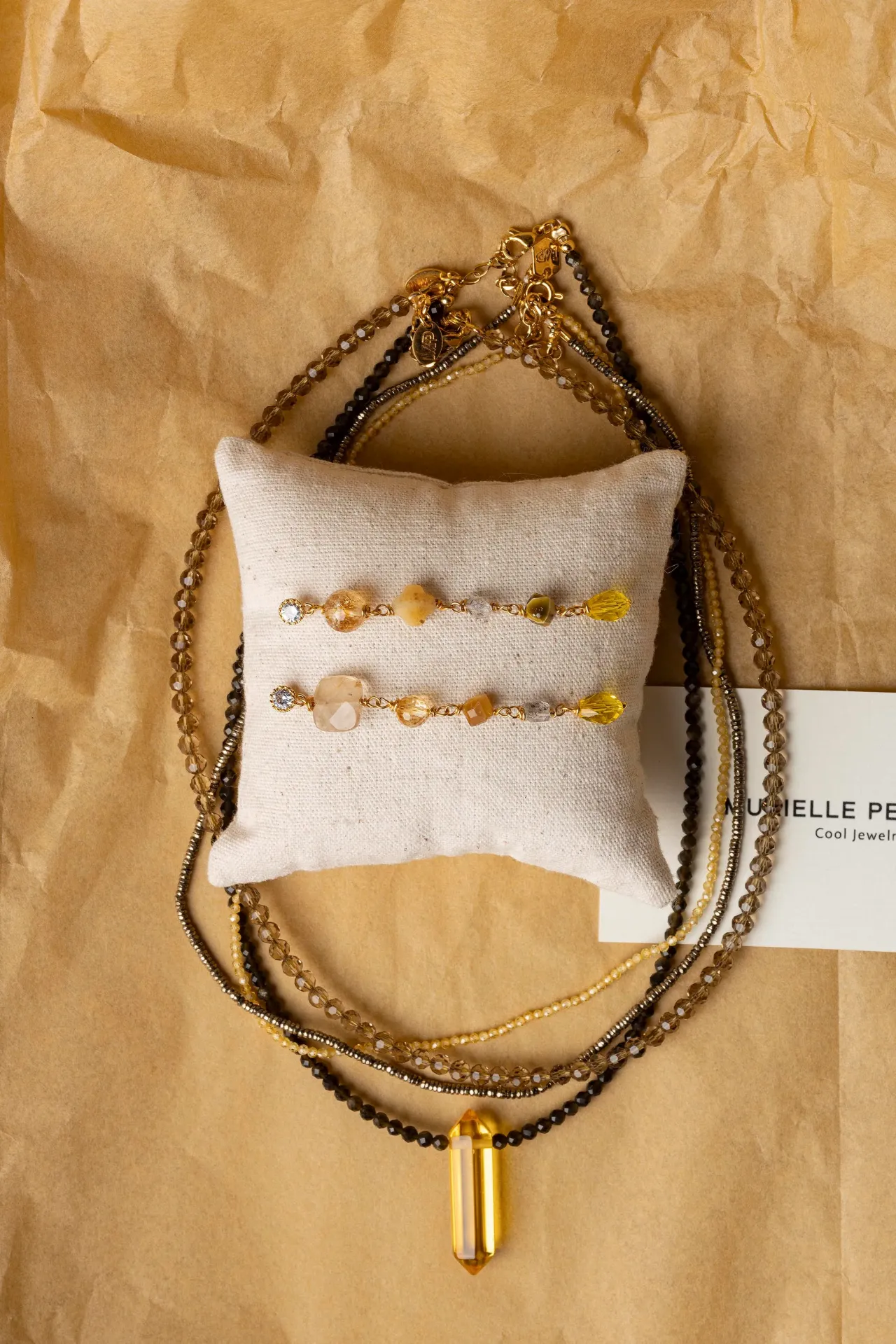 [261.HELLO-E1-GY] HELLO - OORBELLEN | Gold Yellow
