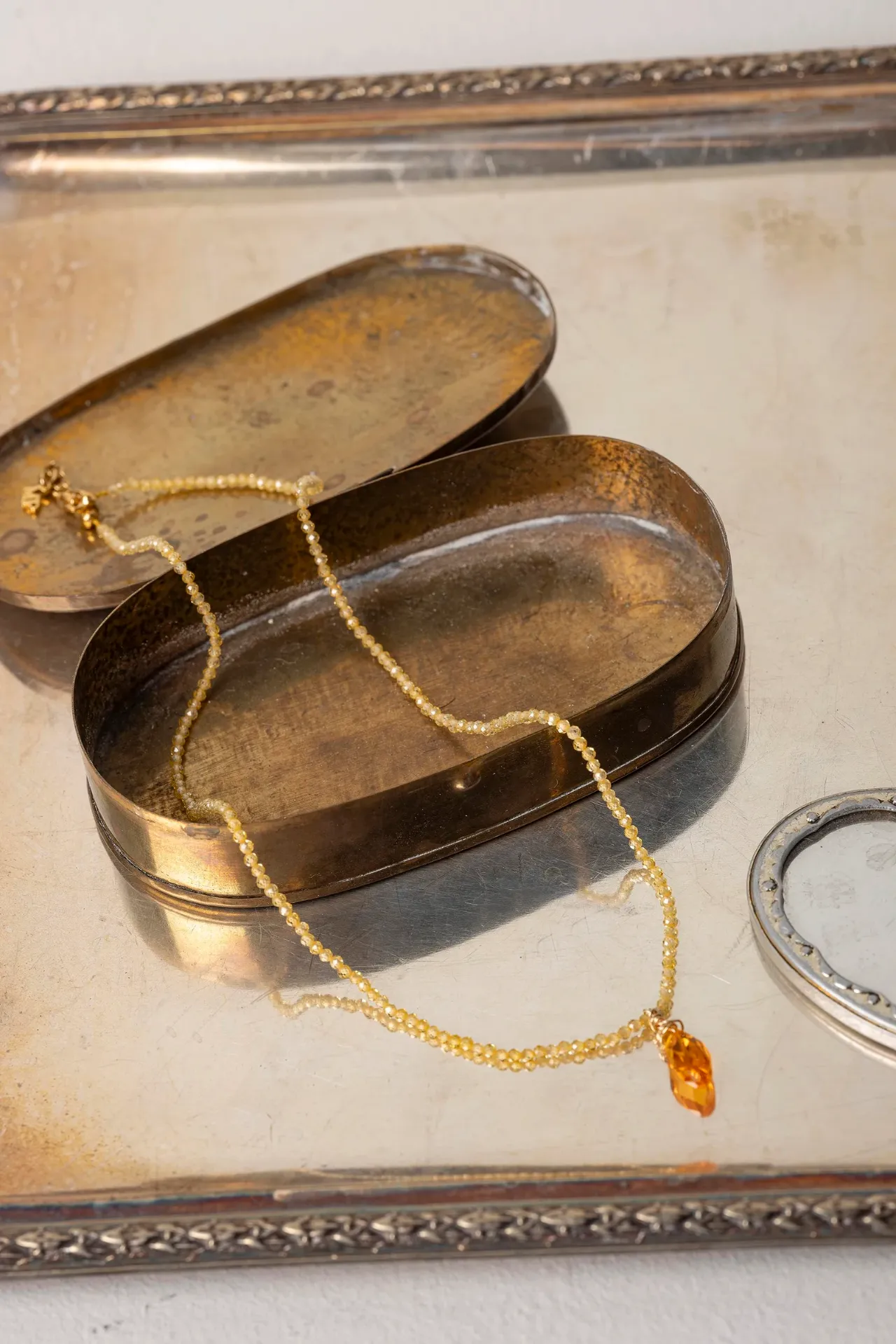 [261.HELLO-N-Y] HELLO - COLLIER | Gold Yellow