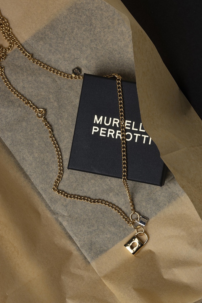 [261.LOCKY-N-GS] LOCKY - COLLIER | Gold Silver