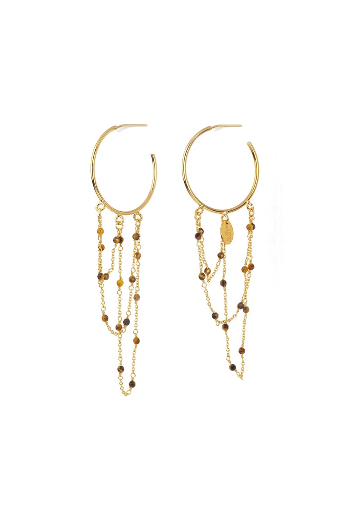 LUCY - EARRINGS | Gold Camel