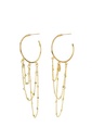 LUCY - BOUCLES D'OREILLES | Gold Green