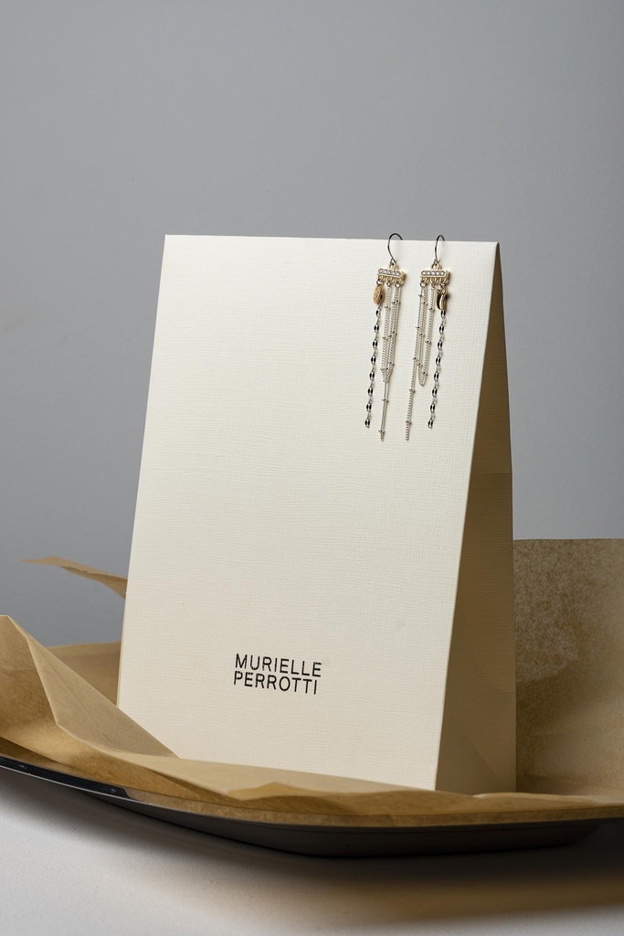[261.LUXURY-E-GS] LUXURY - EARRINGS | Gold Silver