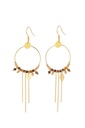 MARIE - BOUCLES D'OREILLES | Gold Brown