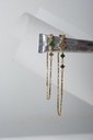 MURPHY - EARRINGS | Gold Green