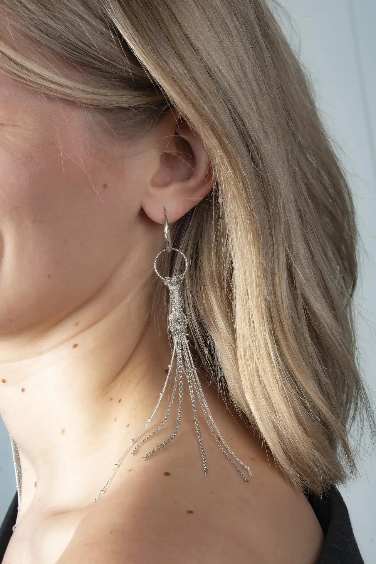 [261.POMPOM-E-S] POMPOM - EARRINGS | Silver