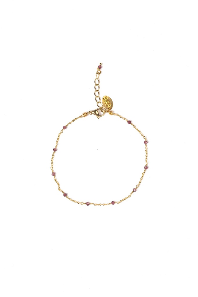 [261.RIVE-B-GBU] RIVE - ARMBAND | Gold Bordeaux