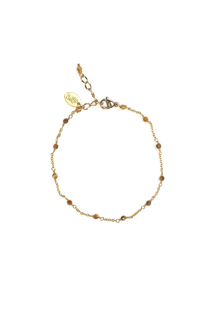 [261.RIVE-B-GC] RIVE - BRACELET | Gold Brown