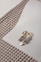 VIRGIL - EARRINGS | Gold Grey