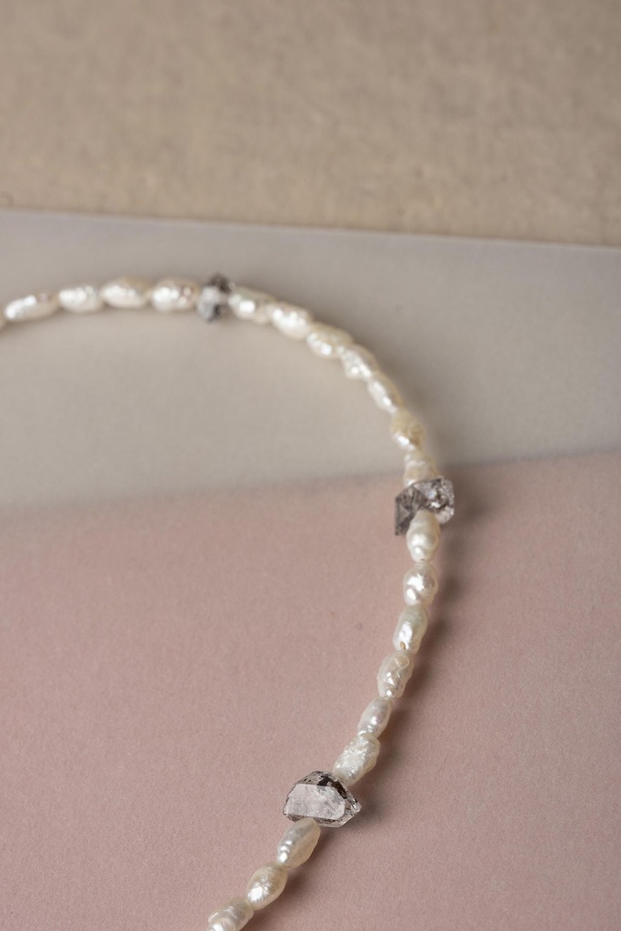 VIRGIL - COLLIER | Gold Pearl