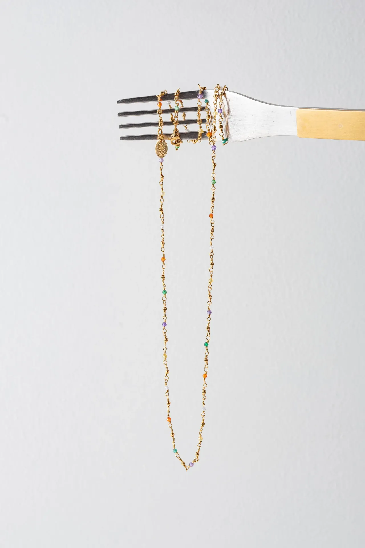 RIVE - NECKLACE | Gold Multicolor