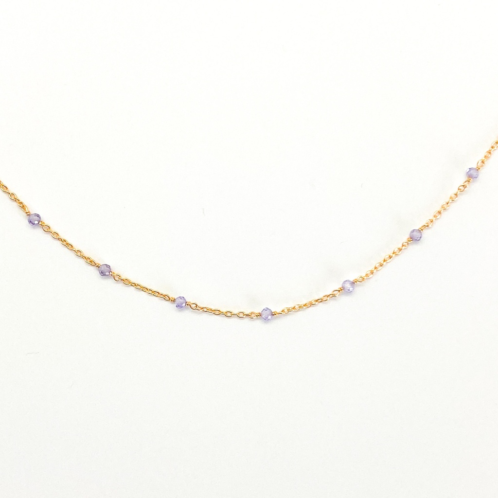 RIVE - COLLIER | Gold Purple
