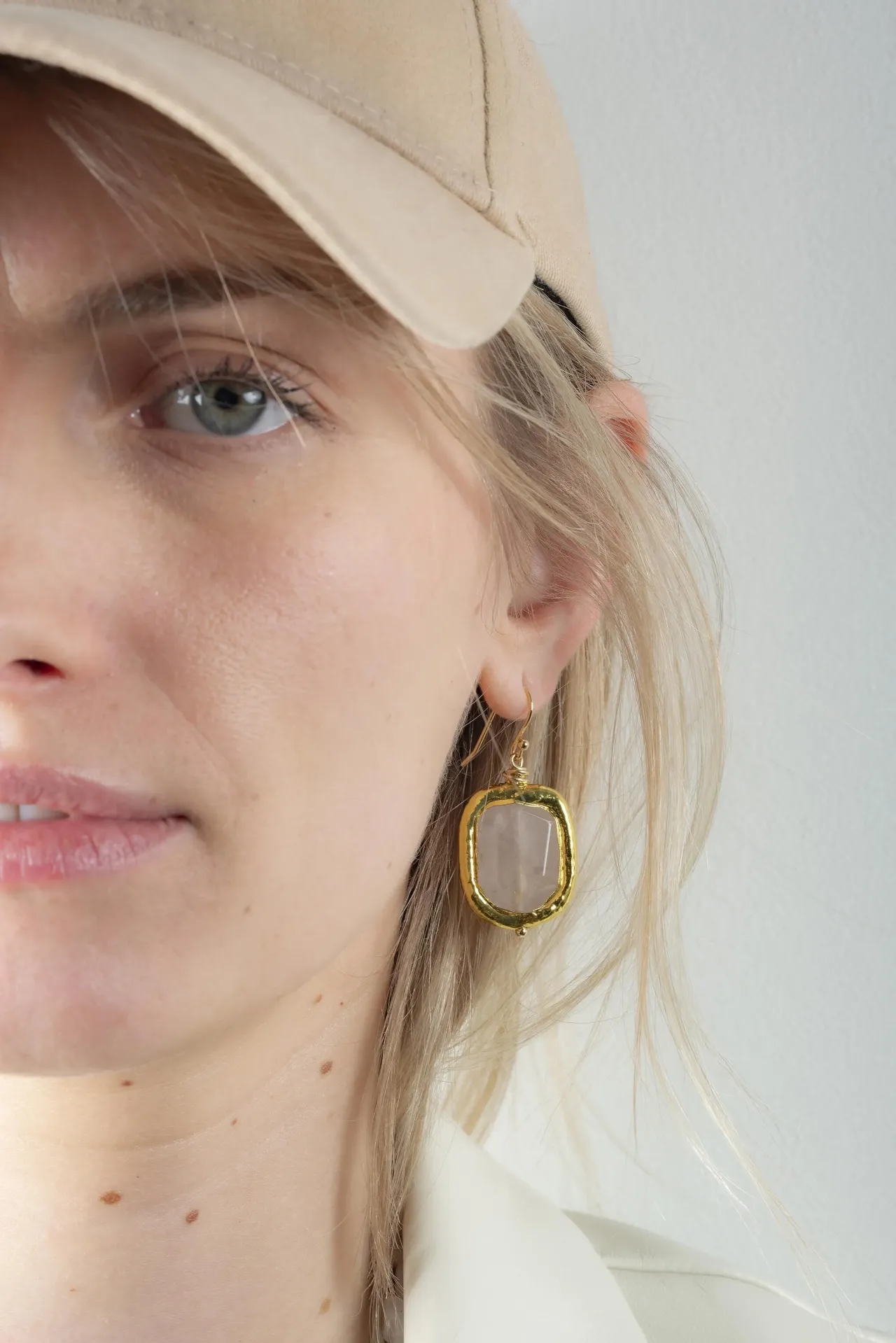 MIRO - EARRINGS | Gold Pink
