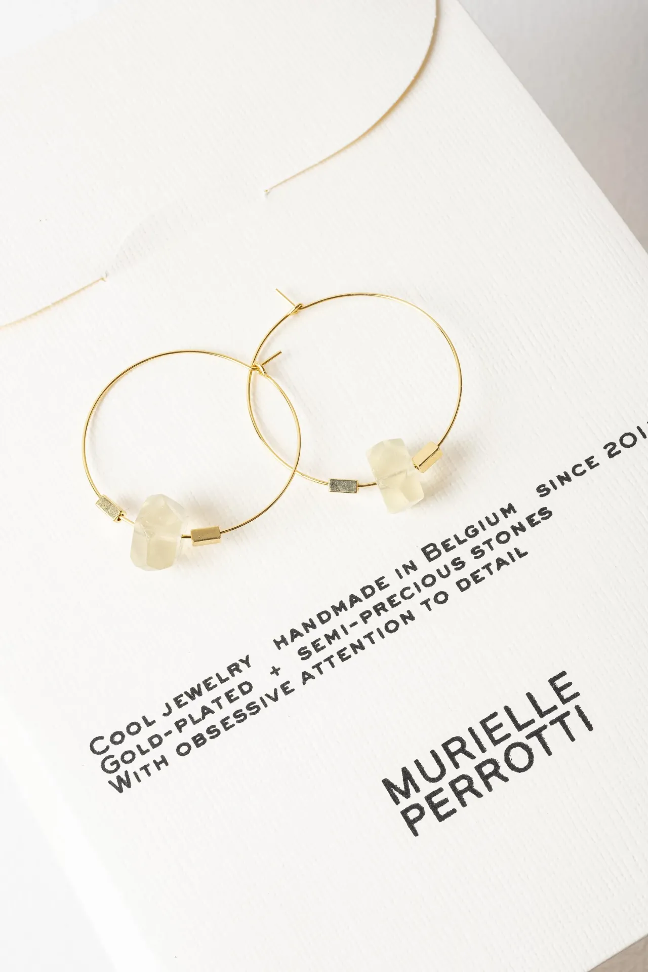 [261.POMELO/C-E-GY] POMELO - BOUCLES D'OREILLES | Gold Yellow