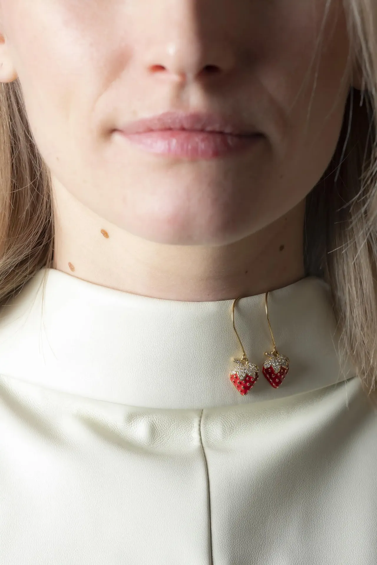 [261.SWEET-ES-GR] SWEET - OORBELLEN | Gold Red