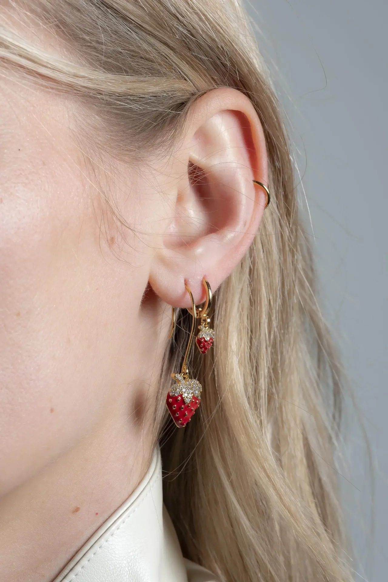 [261.SWEET/M-GR] SWEET - MONO BOUCLE | Gold Red