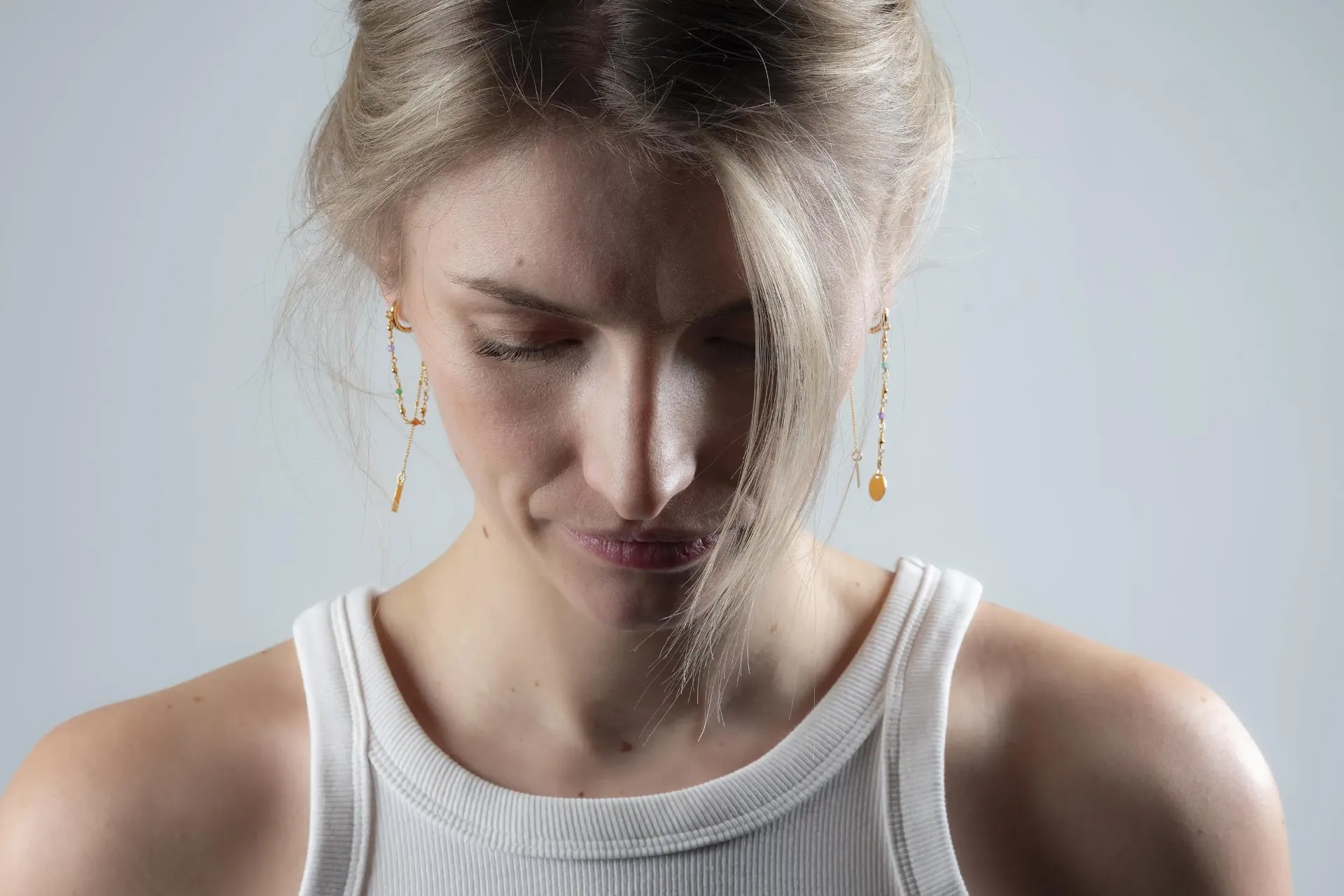 KENZA - BOUCLES D'OREILLES | Gold Multicolor