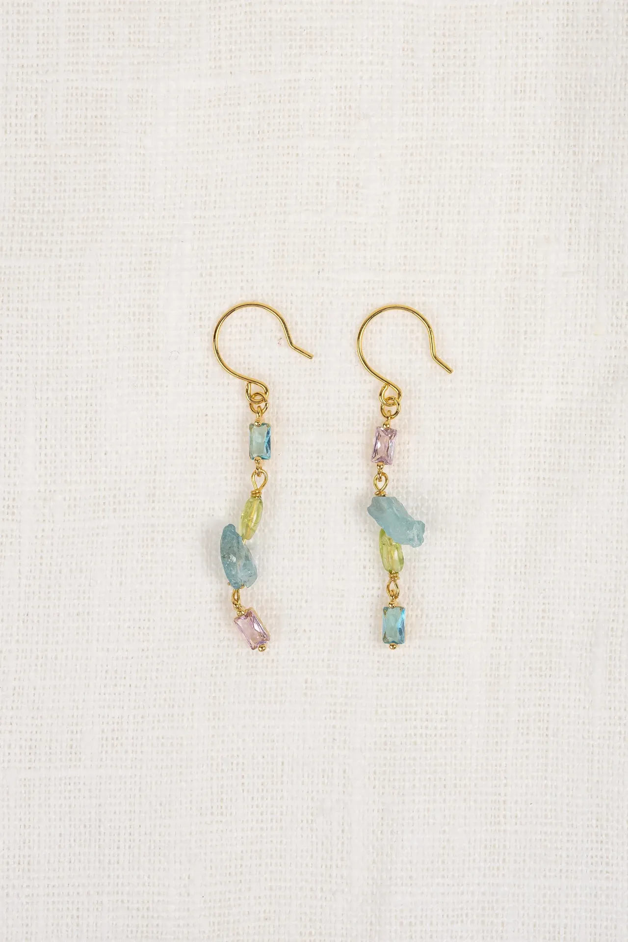 STUDIO - BOUCLES D'OREILLES | Gold Multicolor