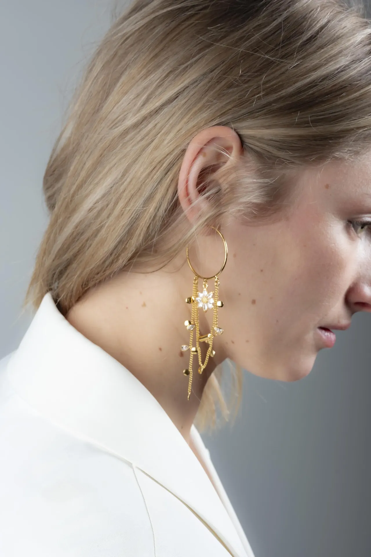 [261.SUPERFLU/C-E1-G] SUPERFLU - BOUCLES D'OREILLES | Gold