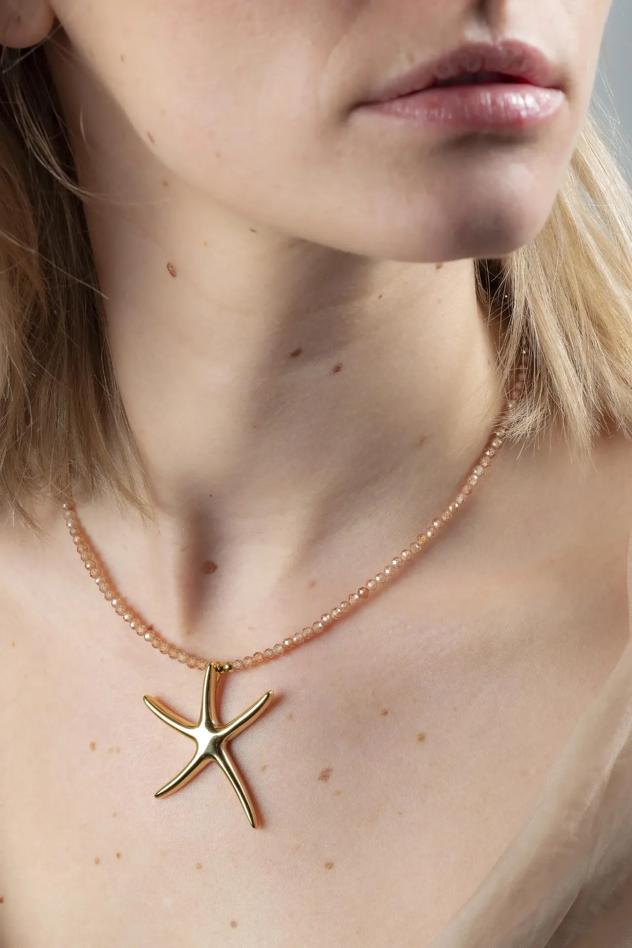 ASTER - COLLIER | Gold Pink