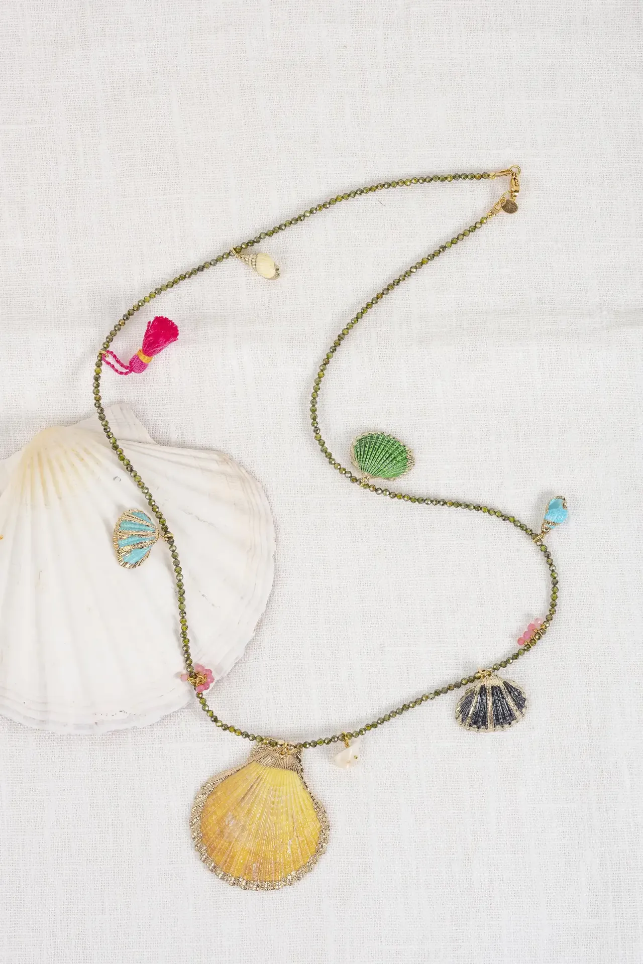 [261.IBIZA-N-GGR] IBIZA - Collier | Gold Green