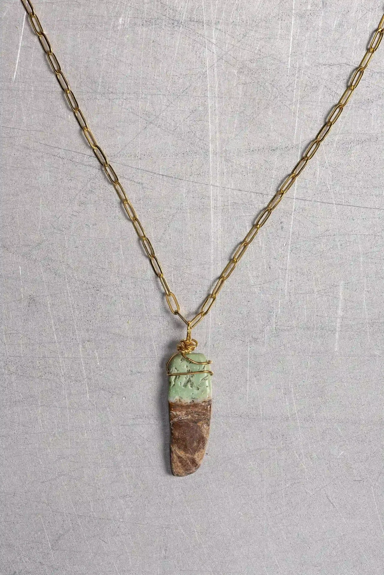 [261.RAW/XS-N-GT] RAW - KETTING | Gold Groen