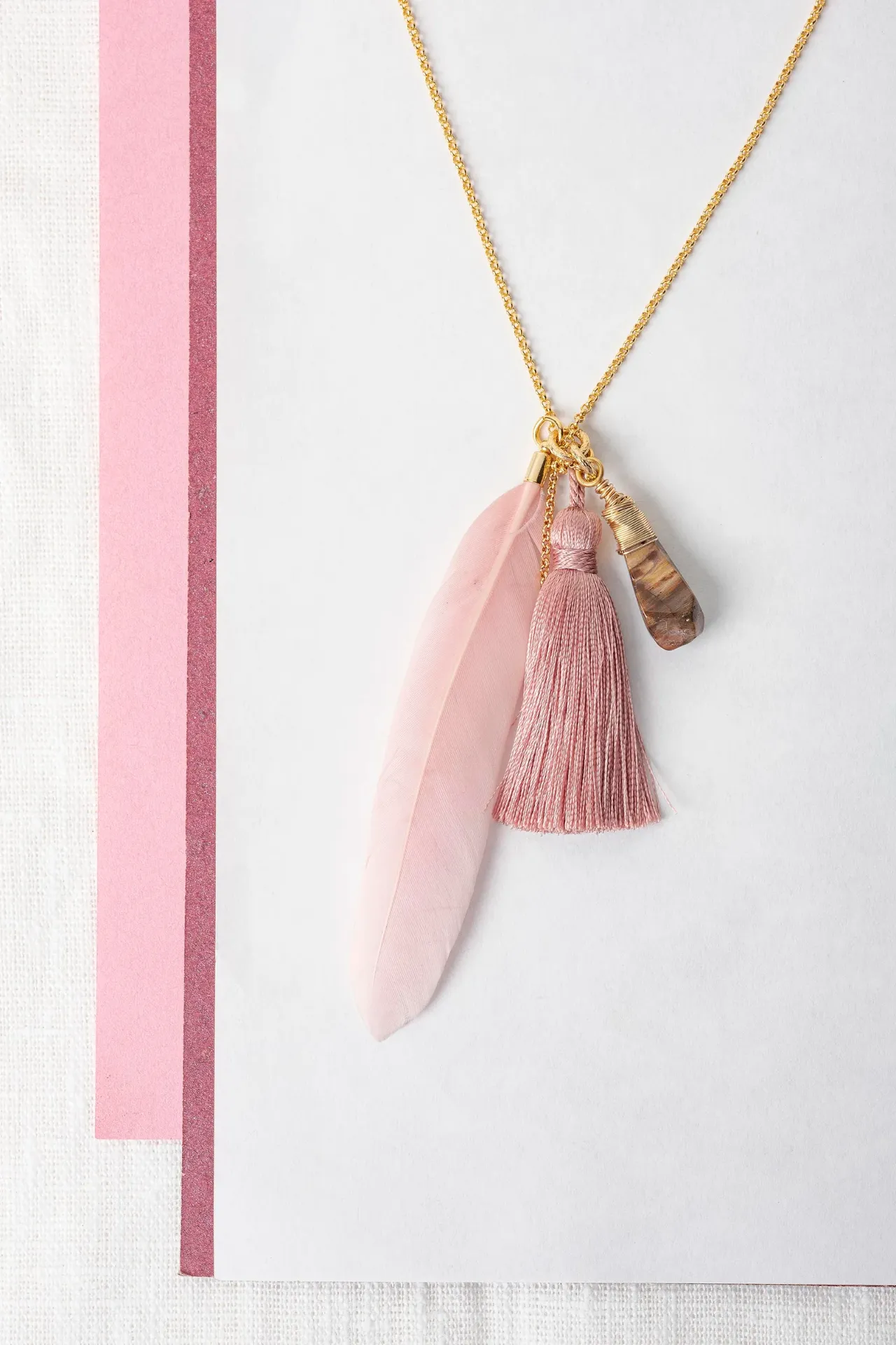 [261.PLUM-N-GP] PLUM - KETTING | Goud Roze