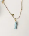 HARRY - KETTING | Goud Turkoois