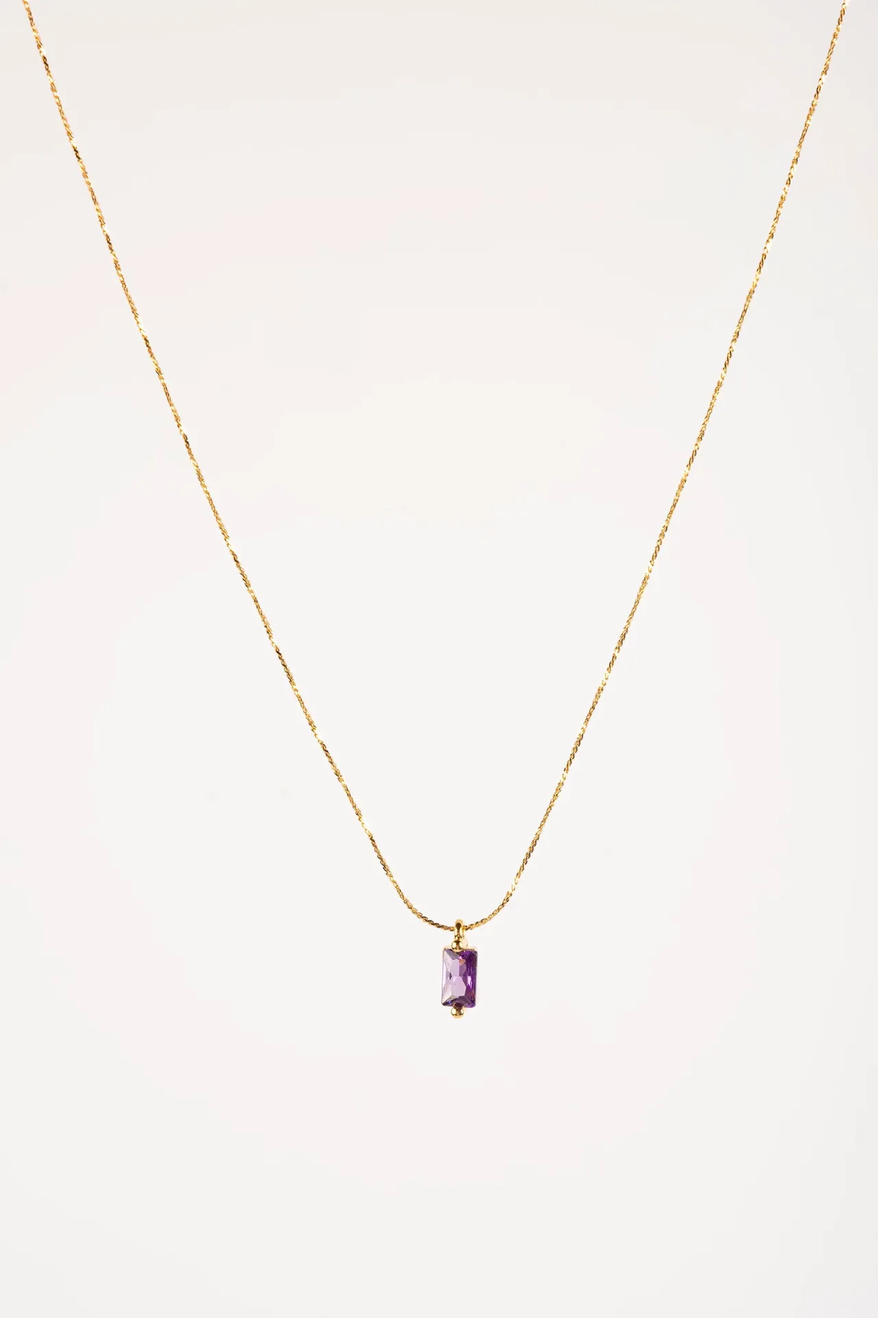 [261.VENUS-N-GPU] VENUS - NECKLACE | Gold Purple